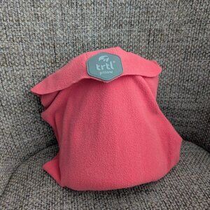 Trtl Travel Pillow pink / coral